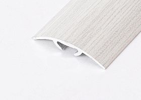 Порог (стык) Русский профиль  разноуровневый декорированный с дюб, 30*1800 мм, Груша белая